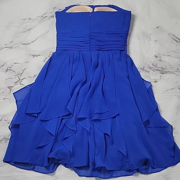 David's Bridal Blue Cocktail/Formal dress - Picture 3 of 3